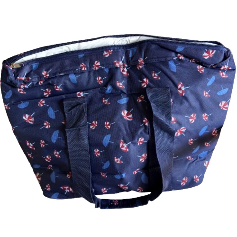 Large Insulted Heavy Duty Canvas Beach Umbrella Picnic Beach Tote Bag